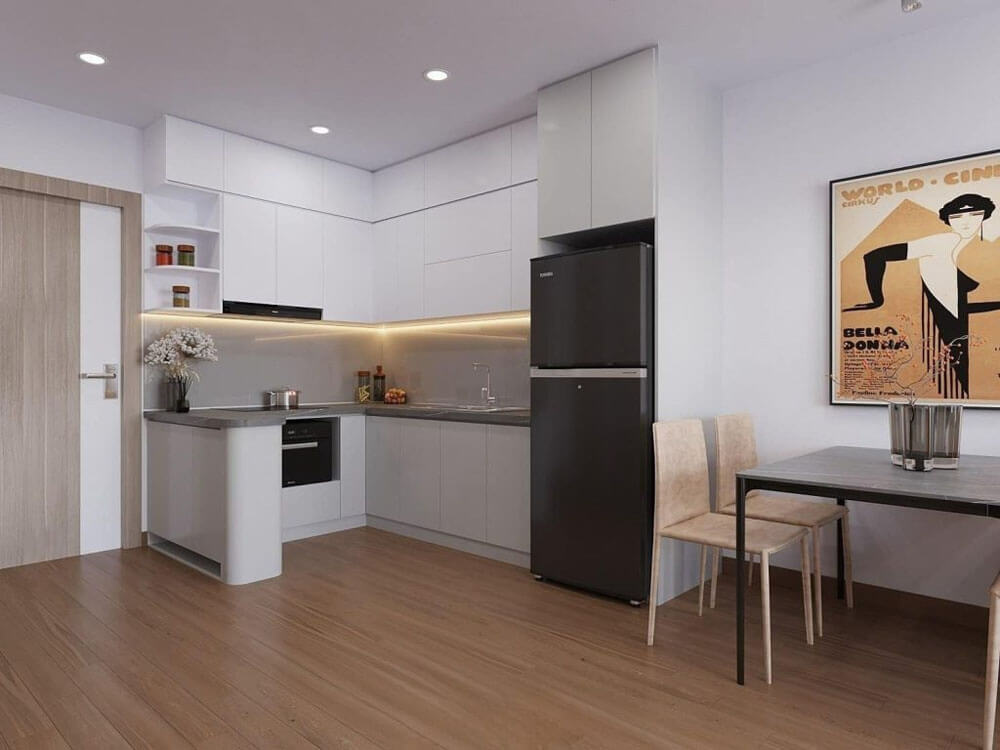 Căn hộ 1 phòng ngủ nhỏ 35m2